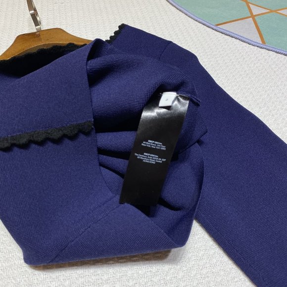 Sandro's new knitted small square collar color matching suit - Picture 6 of 9